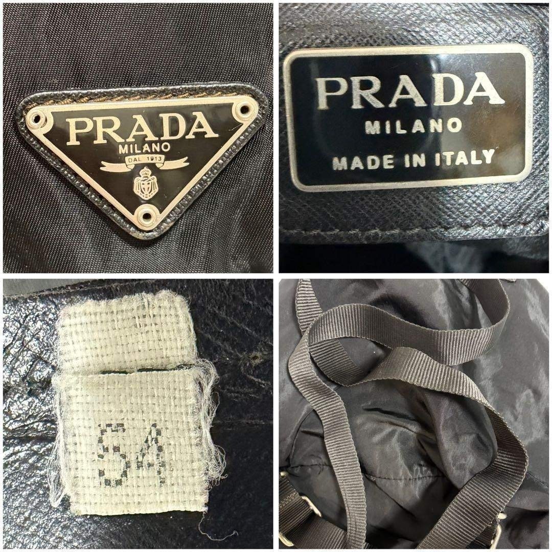 PRADA backpack bag triangular logo triangular pla… - image 10