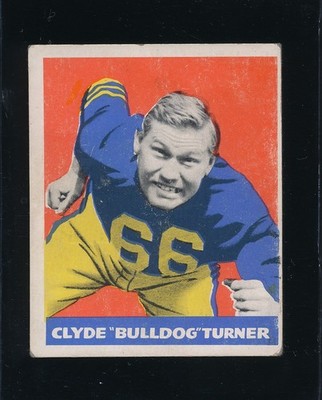 1948 Leaf Clyde Bulldog Turner #3 - Bears - VgEx no creases - D3303