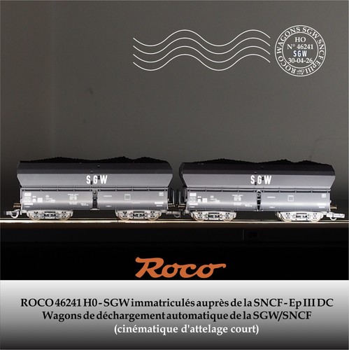 ROCO 46241 H0 - SGW immatriculé auprès de la SNCF Ep III -DC & DCC (2 pieces) | Zustand: Occasion