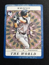 2018 Topps Gypsy Queen Baseball Tarot of the Diamond INDIGO Ichiro #205/250 TOD