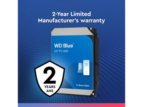 WD Blue 6TB Desktop Hard Disk Drive - 5400 RPM SATA 6Gb/s 256MB Cache 3.5 Inch - - Afbeelding 4 van 5