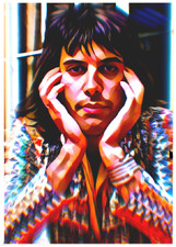 FREDDIE MERCURY * Fun Novelty * MUSIC ARTIST * Art Card * ATC ACEO