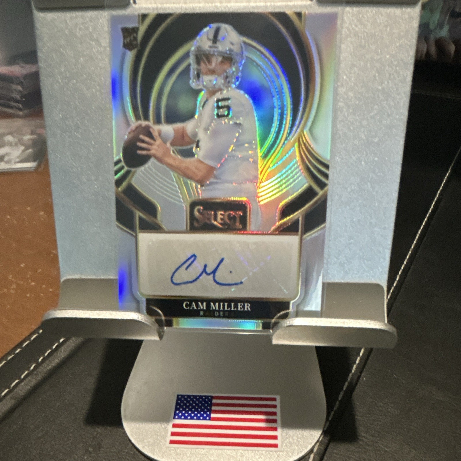 Cam Miller 2025 Panini Select - Select Signatures #SIP-CMR (AU, RC) Silver Prizm