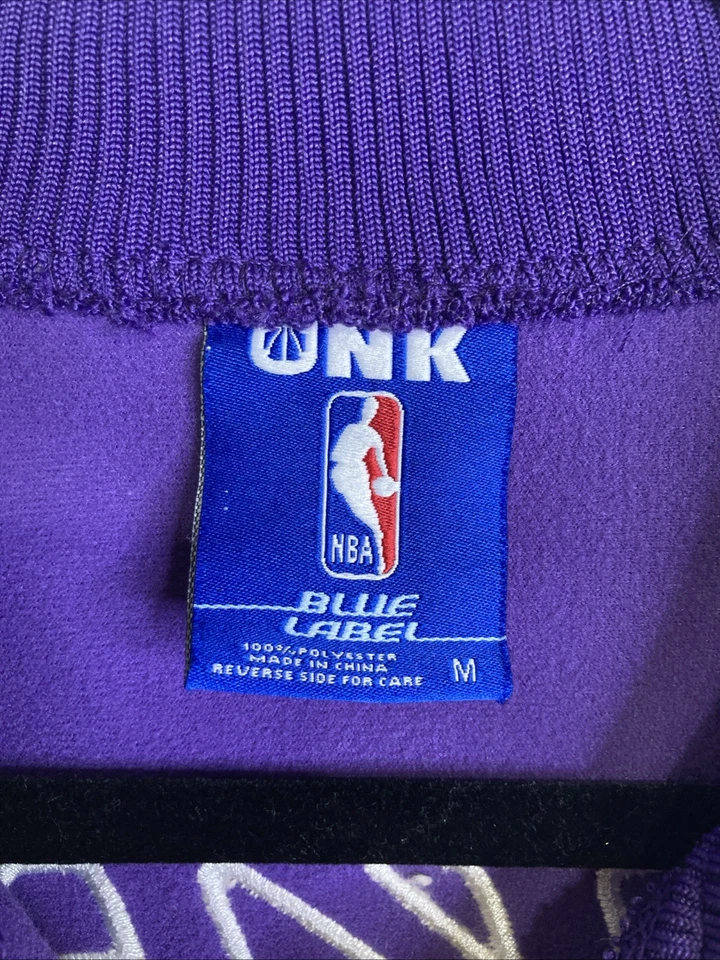 Chaqueta De Colección Lakers Cremallera Completa Para Hombre Talla Mediana UNK BLUE LABEL NBA 1990s Foto 2 de 3