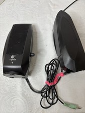 Logitech S120 Black Desktop Speaker System Used Very Good