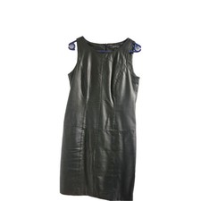 Esprit Etuikleid Echtleder Gr. 36