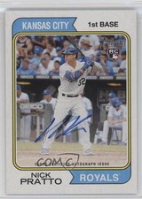 2023 Topps Heritage Real One Auto Nick Pratto #ROA-NP Auto 0nr3