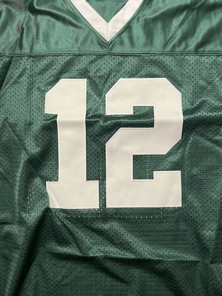 Camiseta de fútbol verde pequeña Joe Namath para adulto Foto 2 de 4