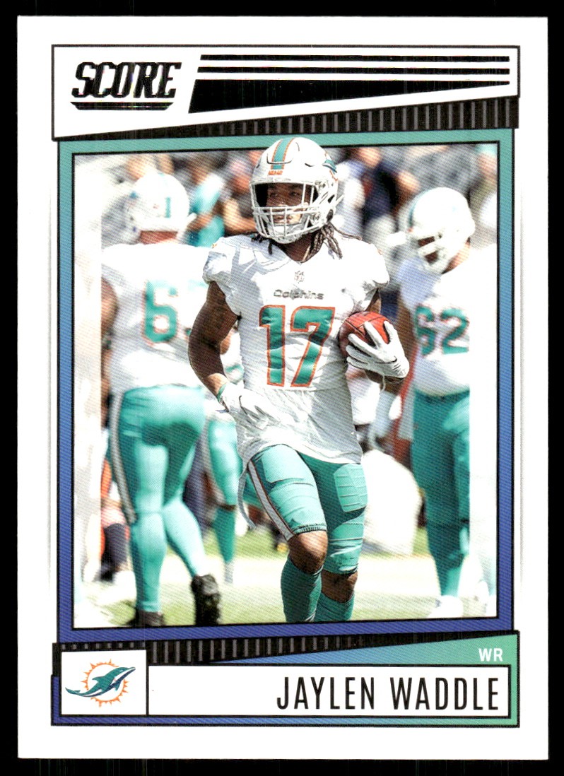 Jaylen Waddle 2022 Score #272 Dolphins FREE SHIPPING StackedPacks