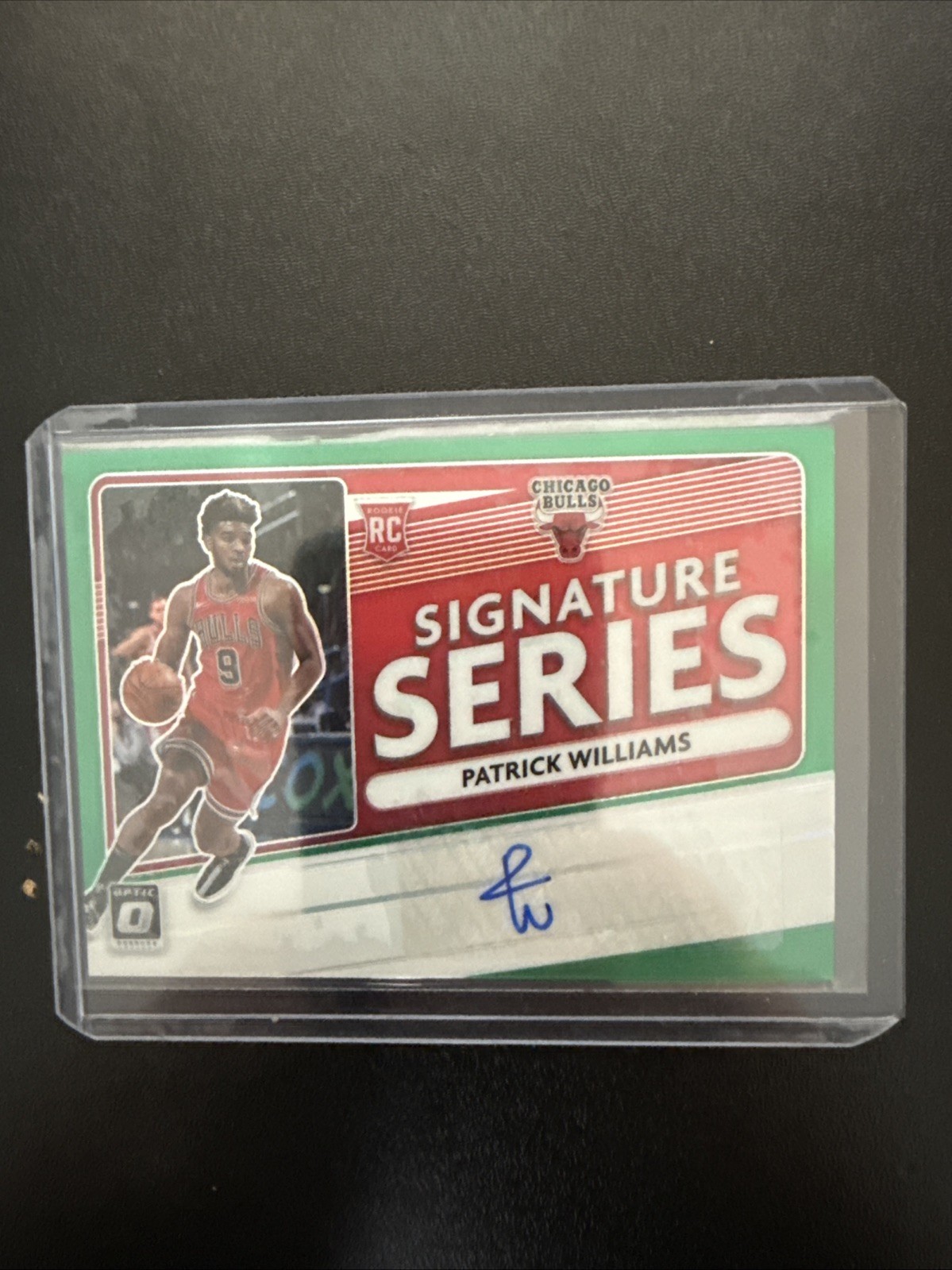 2020-21 Panini Optic - Signature Series Patrick Williams #SS-PWL Green Prizm RC