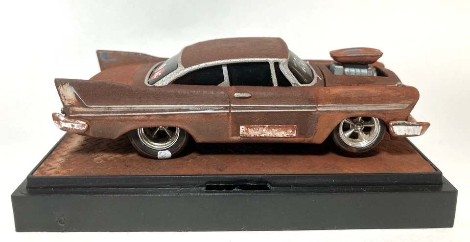 1958 Plymouth Fury Rat Rod  1/64 Custom Weathered Barn Find M2 Ground Pounders - Image 2 of 4