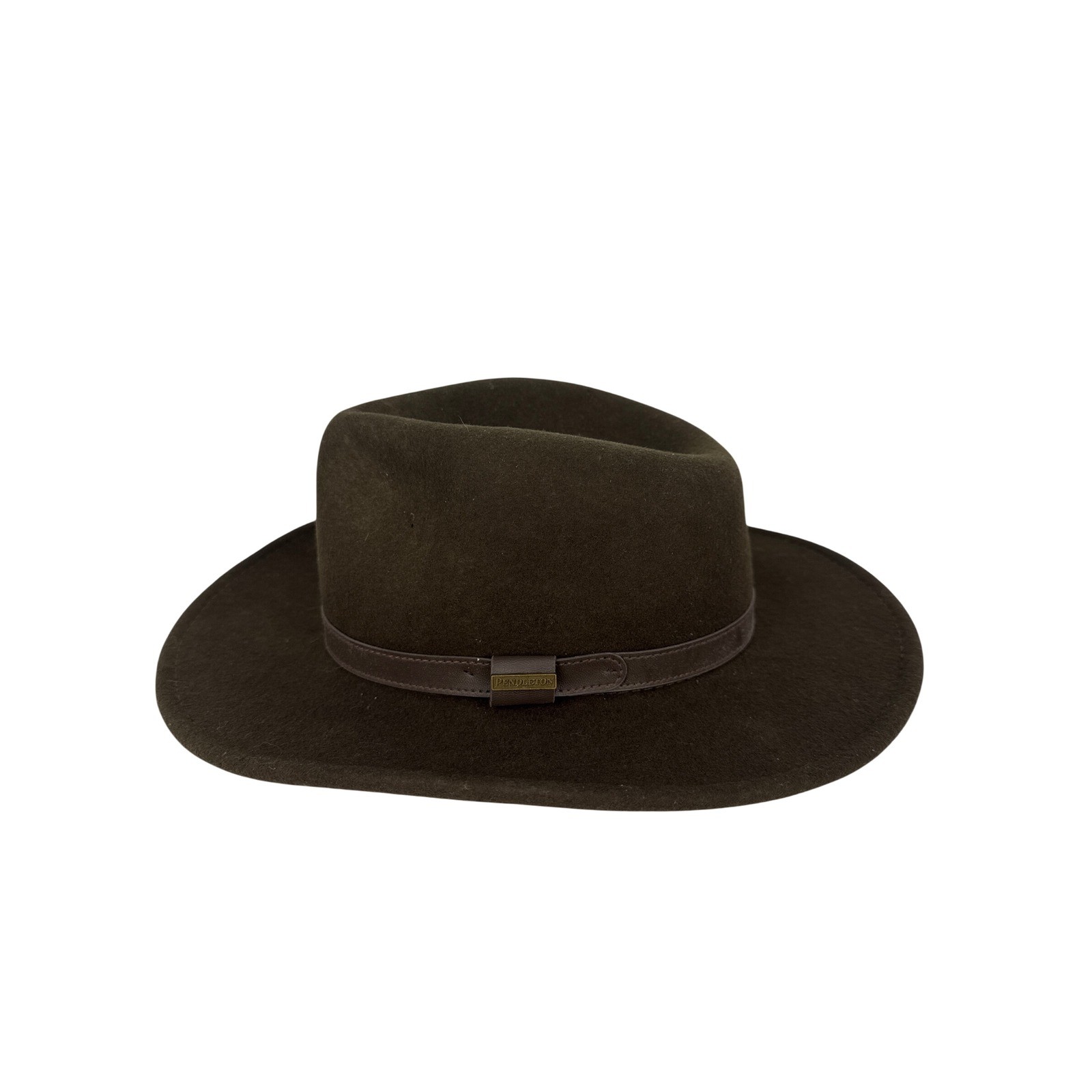 Pendleton Wool Fedora Hat Dark Brown Classic Styl… - image 7