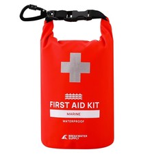 Breakwater Supply  Waterproof Marine First Aid Kit Boat Safety Tool Kit, 100