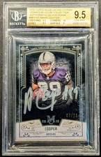 AMARI COOPER Rookie Auto 2015 Topps Museum Collection Silver BGS 9.5 SSP /15 RC