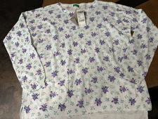 NWT UNITED COLORS OF BENETTON FLORAL LIGHTWEIGHT SWEATER GIRLS 11 12