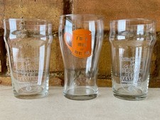 CAMRA: THE GREAT BRITISH BEER FESTIVAL 1977, 2 x HALF- PINT GLASSES + 1 EXTRA