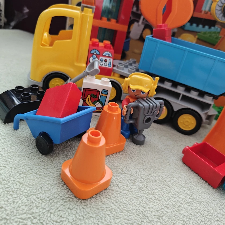 Lego Duplo 10813 - Le Grand Chantier - Complet - Construction Grue Camion - Photo 3/4