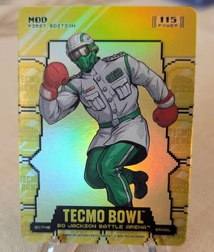 2026 Bo Jackson Battle Arena Tecmo Bowl - Mod #GC749 Gold Coin Flip Battlefoil