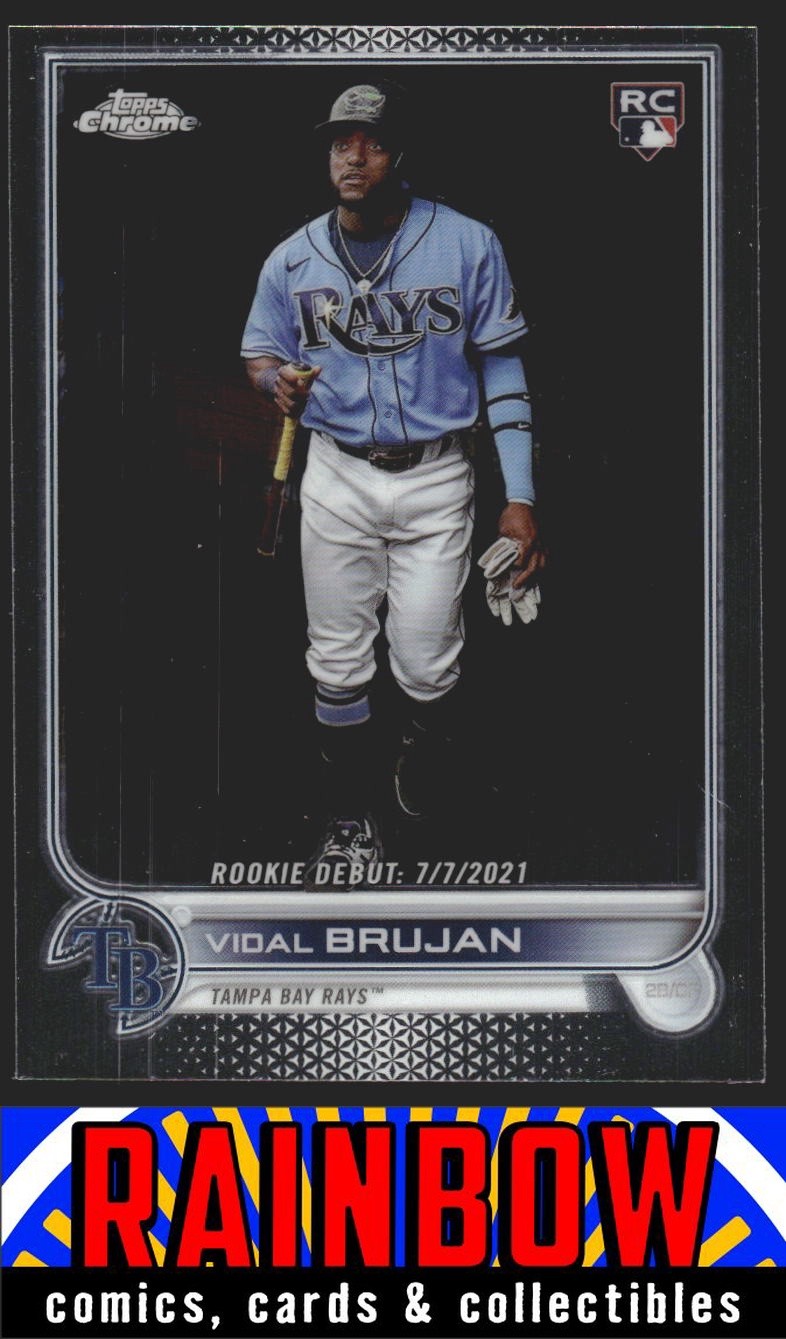 2022 Topps Chrome Update #USC91 Vidal Brujan Rookie Tampa Bay Rays