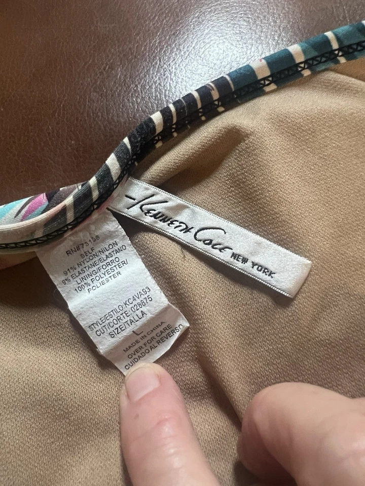 New Kenneth Cole NY Swimsuit Bikini 2pc Set Sz Large - Image 3 of 4