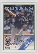 2023 Topps Series 2 1988 Topps Baseball Auto Max Castillo #88BA-MAX Auto 16z7