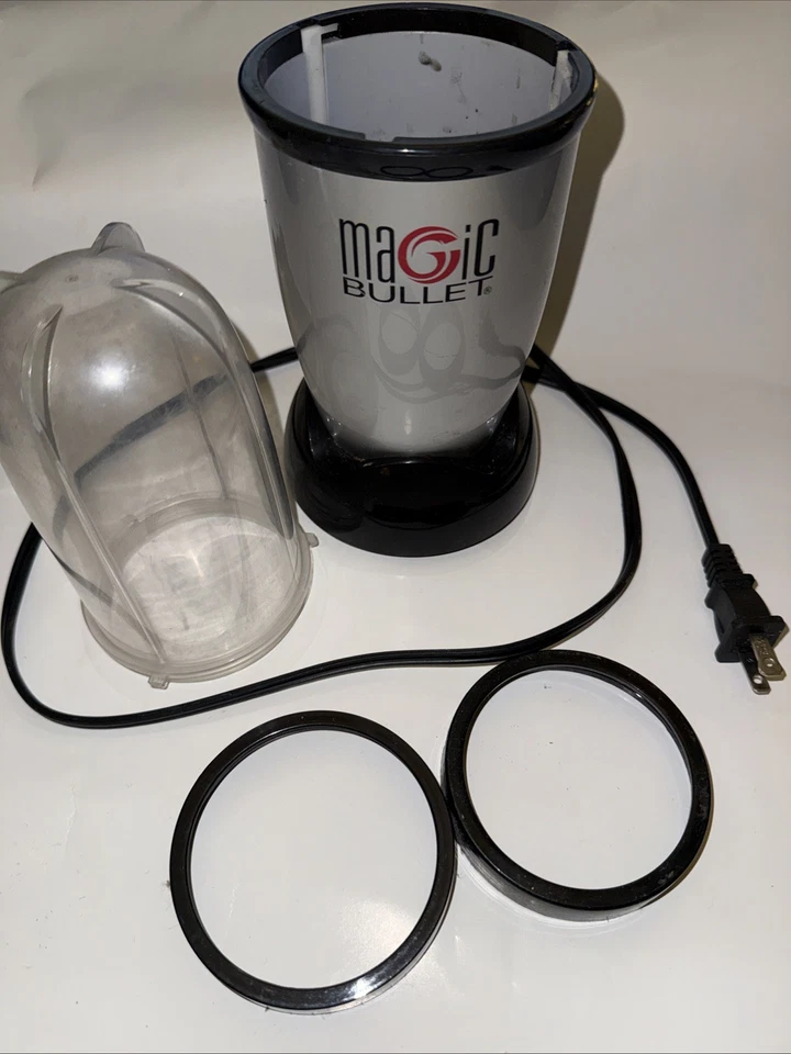 PARTS Magic Bullet Blender 1 Assorted Cup NO Lid 2 Black Rings BASE NOT WORKING - Image 2 of 4