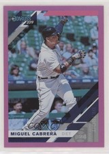 2019 Panini Donruss Holo Pink Miguel Cabrera #100 1b7