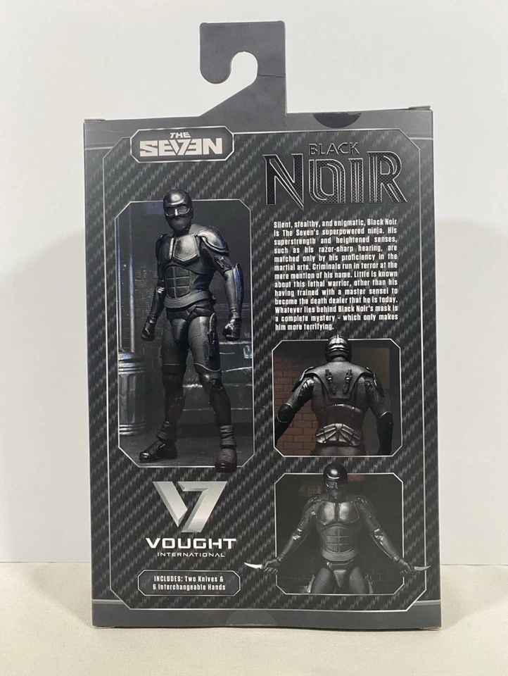 Figura de acción NECA The Boys Ultimate BLACK NOIR escala 7" ¡nueva PRIMERA EDICIÓN! RARO Foto 2 de 3