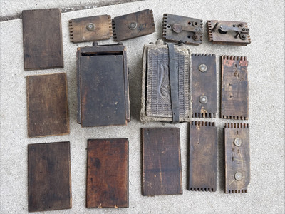 Lot of Antique Model T Ford Ignition Coil Buzz Box Parts