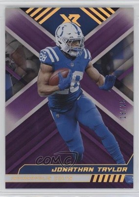 2022 Panini XR Purple 16/25 Jonathan Taylor #30 0c3