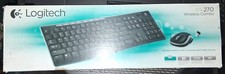 Logitech MK270 Wireless Keyboard  Mouse Combo W Receiver Box  Batteries