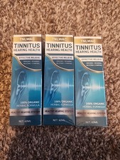  3 Pack  Tinnitus Drops, Advanced Ear Health and Hearing Support Formula