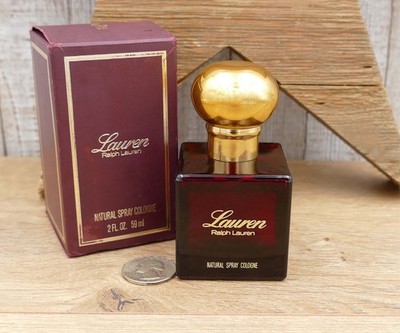 Lauren Natural Spray Cologne WARNER 2.0 fl oz Vintage Ralph Lauren