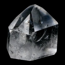 1.7" Crackle Crystal Quartz Tower Point Mineral Specimen Self Standing Brazil