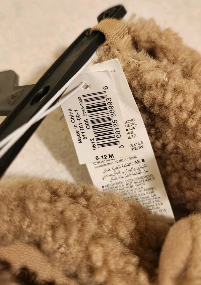 Zapatillas botín oso marrón vintage unisex bebé 6-12 meses #32025 Foto 2 de 3