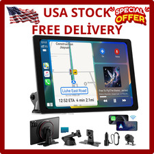 11" Extra Large Wireless Apple CarPlay Screen for Car   Ultra-Slim ... Fas