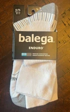 Balega Enduro Crew Running Socks - White XL New