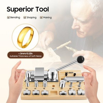 Multi-Functional Ring Bending Kit Tabletop Manual Ring Bending Tool set