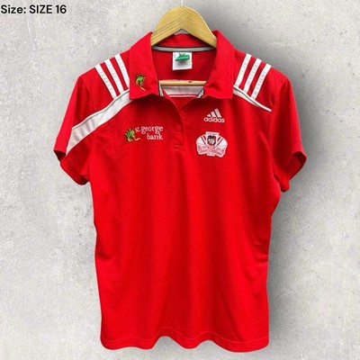 ST GEORGE ILLAWARRA DRAGONS 2008 CENTENARY RUGBY LEAGUE LADIES POLO SHIRT 16