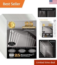 25 Pack Anti-Glare Sheet Protectors 8.5x11 - Durability  Clarity