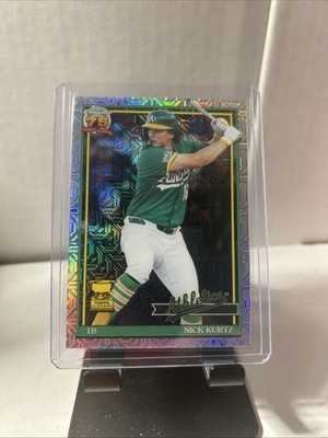 2026 Topps Series 2 NICK KURTZ Chrome Silver Pack Mojo #91C2-50 Athletics