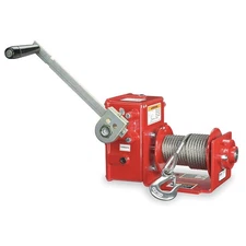 THERN 4WM2 Hand Winch,Worm Gear,w/Brake,2000 lb. 2ZU39