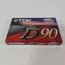 NEW TDK D90 Blank Cassette Tape High Output IECI Type I