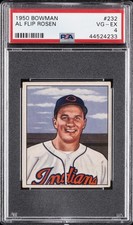 1950 BOWMAN #232 AL FLIP ROSEN PSA 4