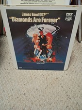 Diamonds Are Forever 1971 Vintage CED Videodisc TESTED WORKING