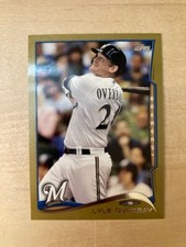 2014 Topps Update Lyle Overbay #US123 Gold parallel SP #1792/2014