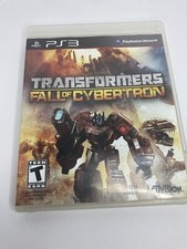 Transformers: Fall Of Cybertron (Sony PlayStation 3 PS3, 2012) No Manual Tested