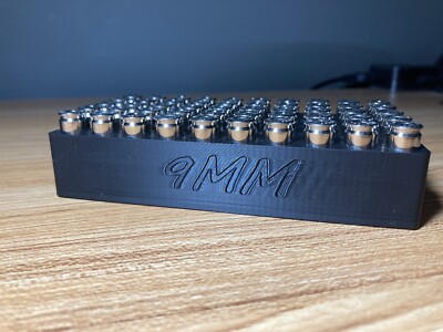 9mm Reloading Block  5.56 .223 380  25 Rounds 50 Rounds Safe Organization