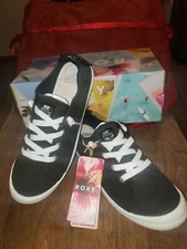 Roxy Women's Bayshore III 3 Slip-on Shoe Sneaker Black (US 9.5) (UK 7.5) - NEW