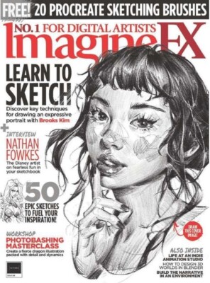 Imagine FX Magazine (UK) Issue 241 August 2024/ LEARN TO SKETCH